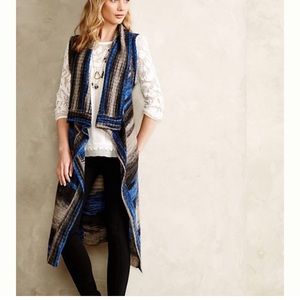 Anthropologie Moth Spacedye Sweater Vest